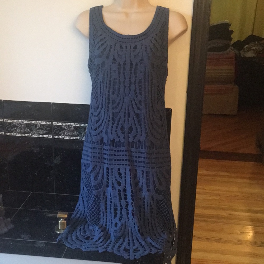 Women’s sleeveless crochet summer dress